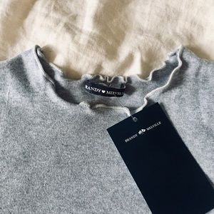 NWT Brandy Melville Grey Wynn Top